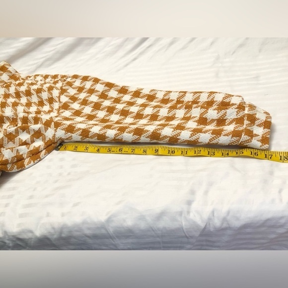 HERSY Gold White Bomber Style Jacket Full Zip Style HJ0019A Size Small - Picture 13 of 16